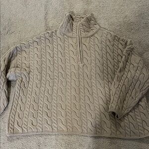 Cable Knit Pullover Sweater